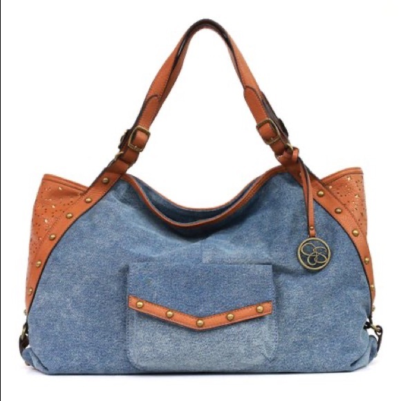 Jessica Simpson Handbags - Jessica Simpson Denim Eleanor Tote